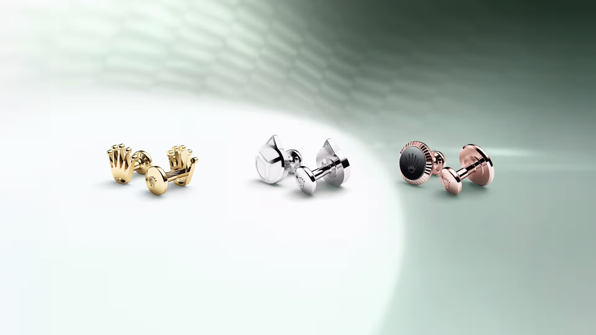 Rolex cufflinks detail