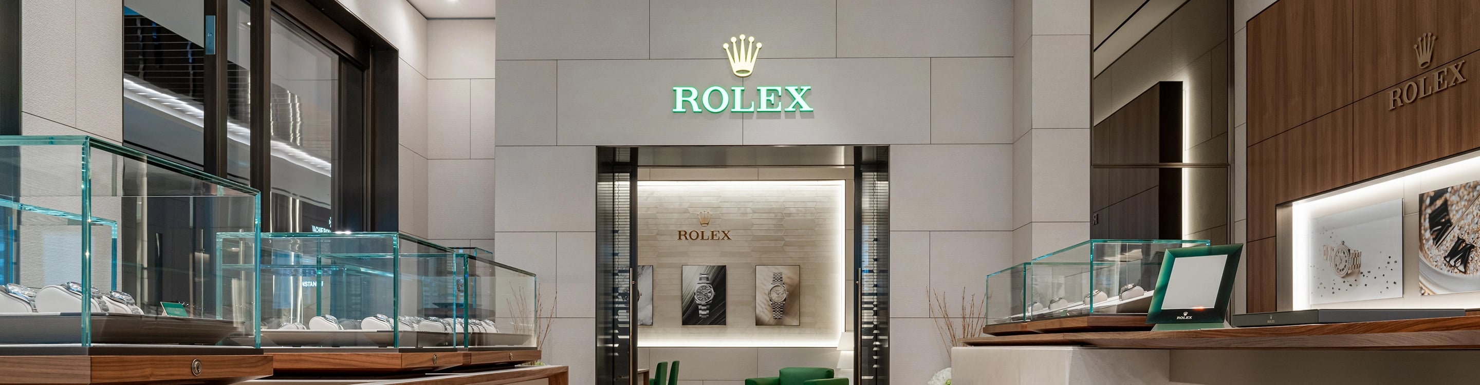 Rolex Boutique Showroom Banner
