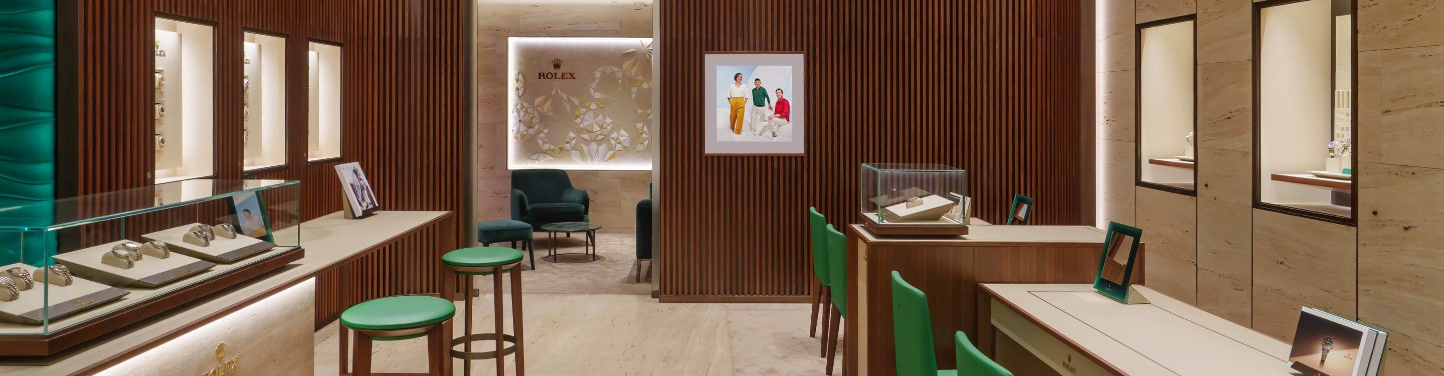 Rolex Boutique Showroom Banner