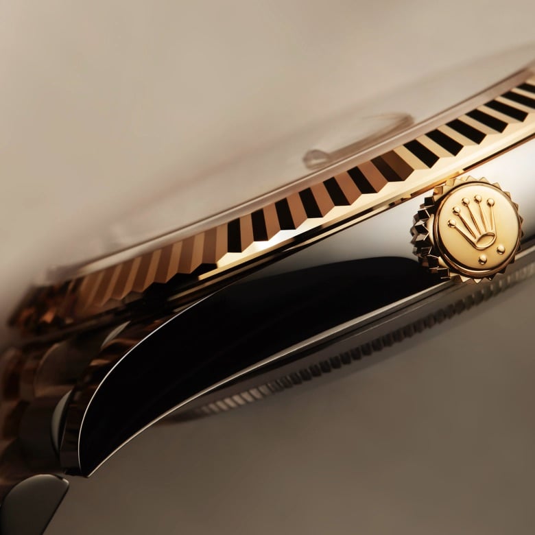 Rolex watch side view